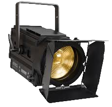 Fresnel 1kW incl. Barndoor (incl quicktrigger)